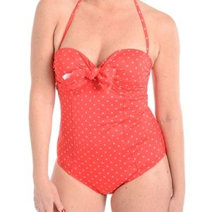 SPANX Polka Dot one piece swimsuit NWT